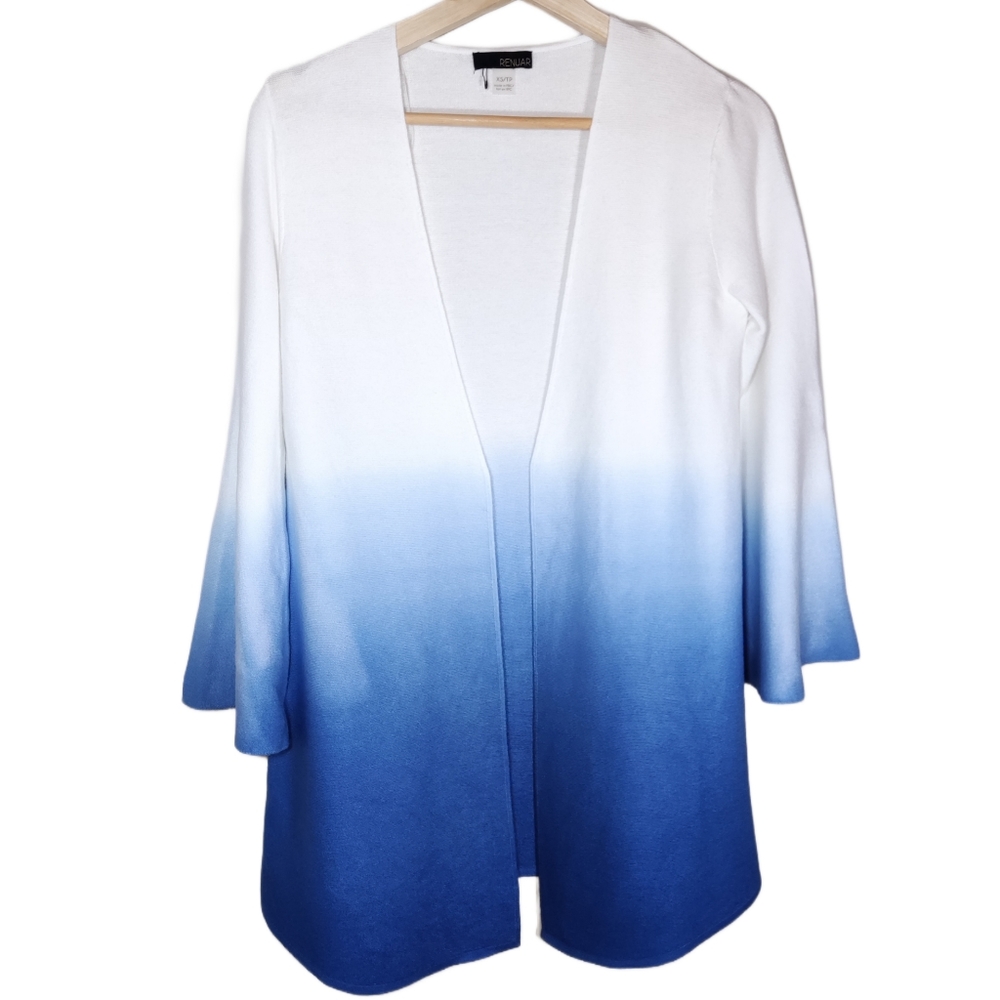 Renuar open front drape cardigan